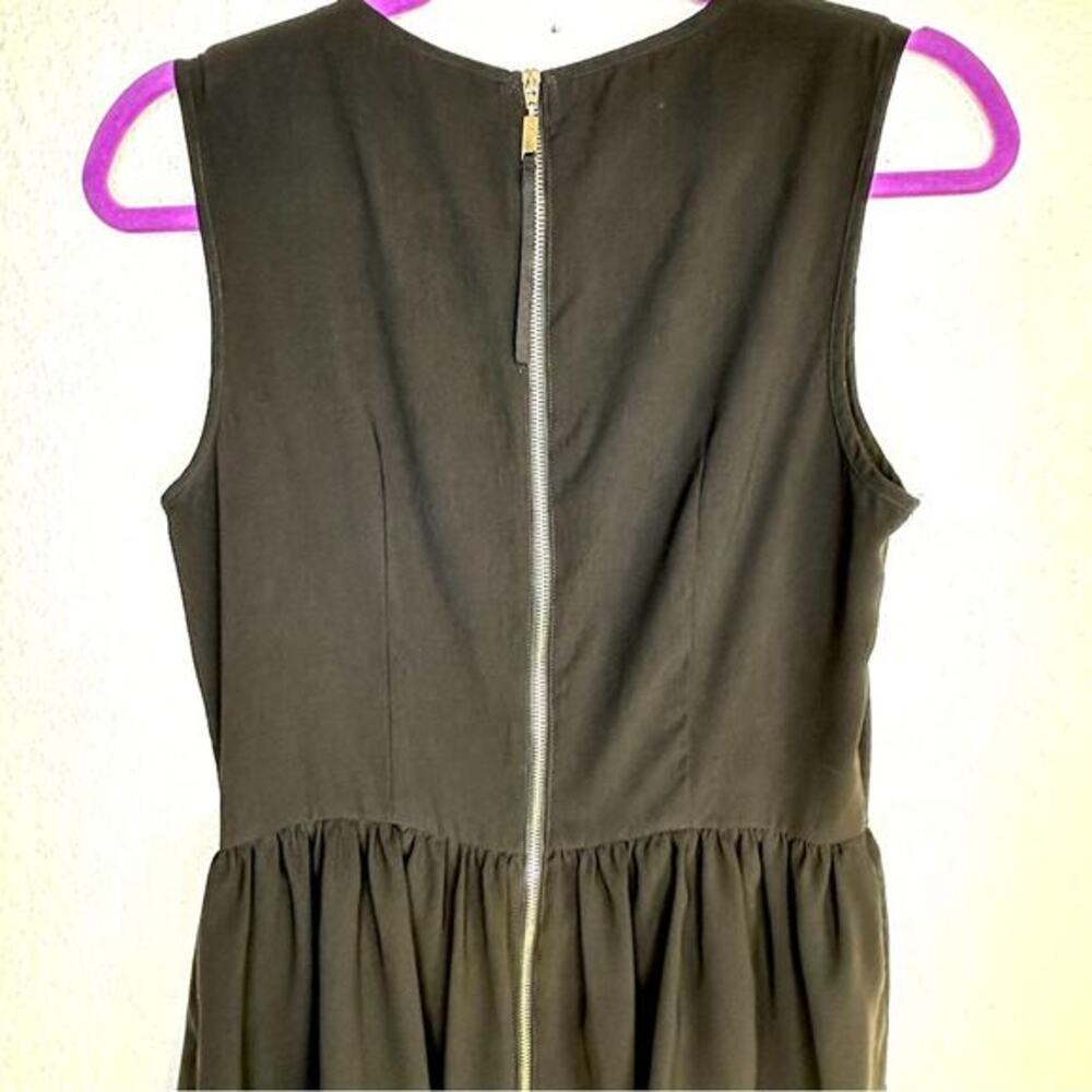 H&M Peplum Black dress Sleeveless Sz 12 - Picture 7 of 9